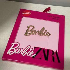 Zara Barbie The Movie Mattel Gold Plated Hair Clip